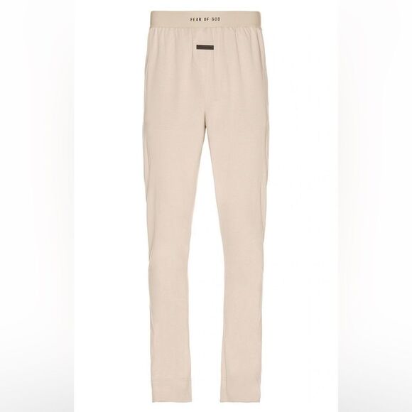 Fear of god stretch cotton lounge pants in cement large - Picture 2 of 16